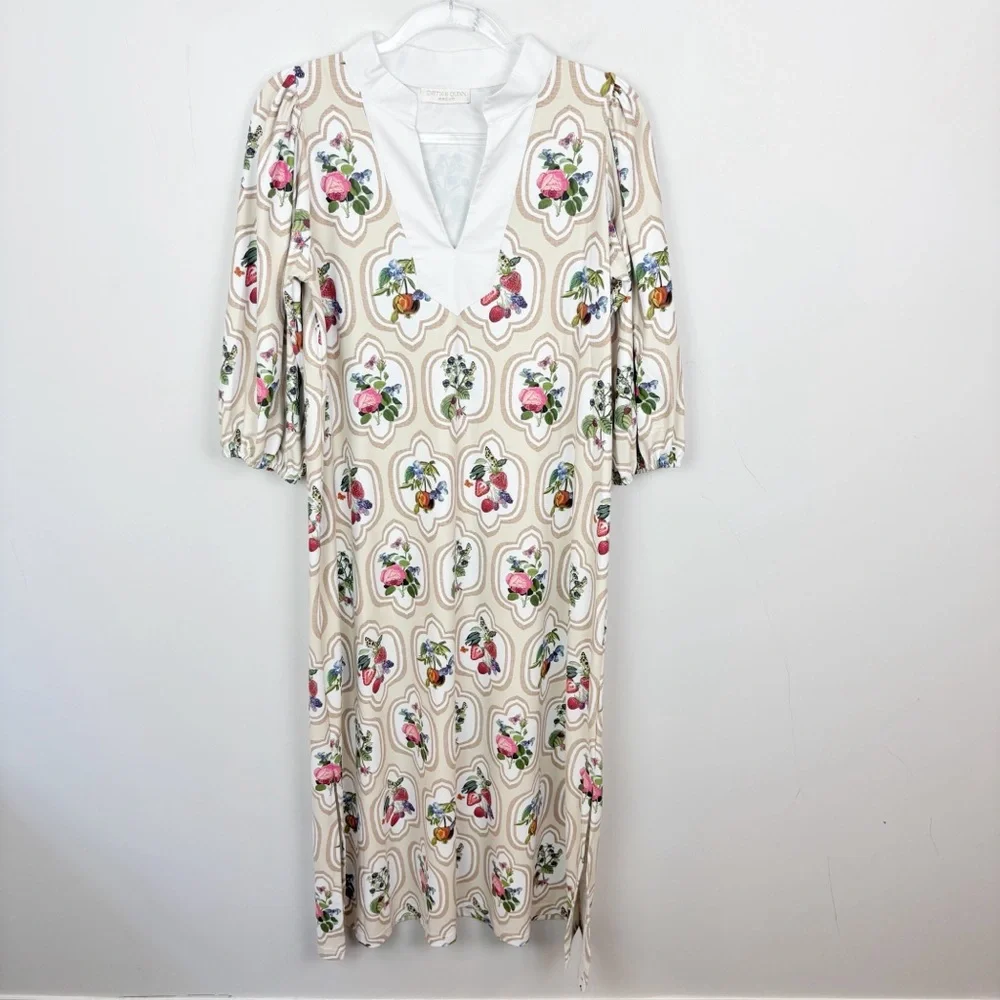 SMITH & QUINN The Brooks Dress Fruit Patch Italian Matte Stretch Fabric - Picture 1 of 9